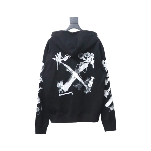Off-White Scan Arr Hoodie Met Logo Backprint - ogsneaker