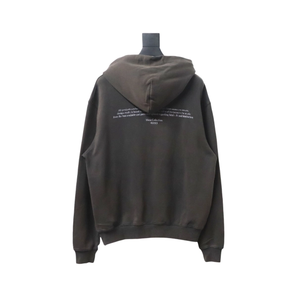 Off-White Graphic Print Cotton Drawstring Hoodie - ogsneaker