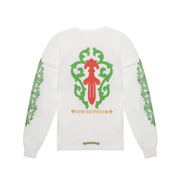 Chrome Hearts Los Angeles Exclusive Christmas LS T-shirt White CH-032060005 - ogsneaker