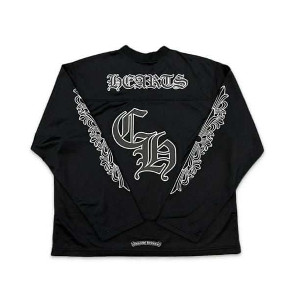 Chrome Hearts Long Sleeve Hockey Jersey Black - ogsneaker