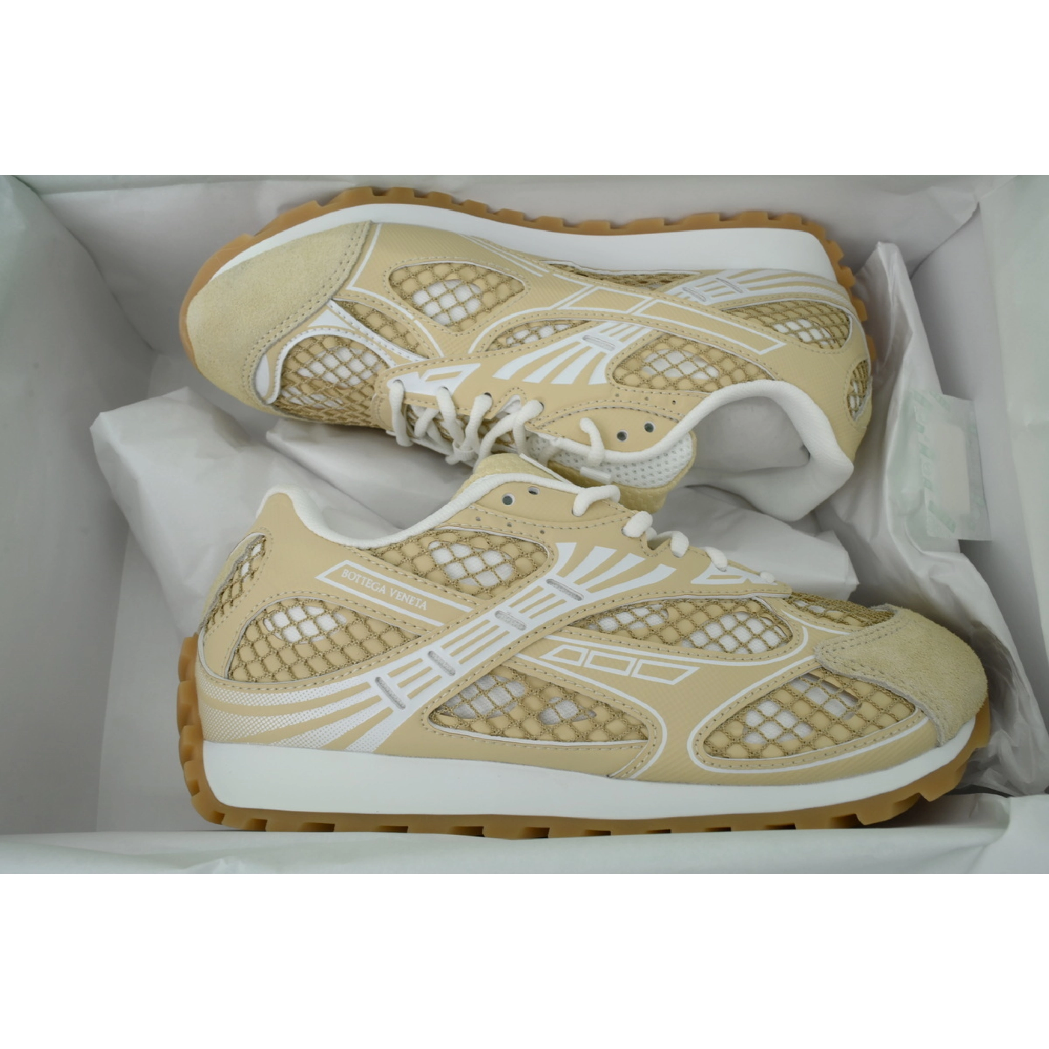 Bottega Veneta Orbit Sneakers Beige - ogsneaker