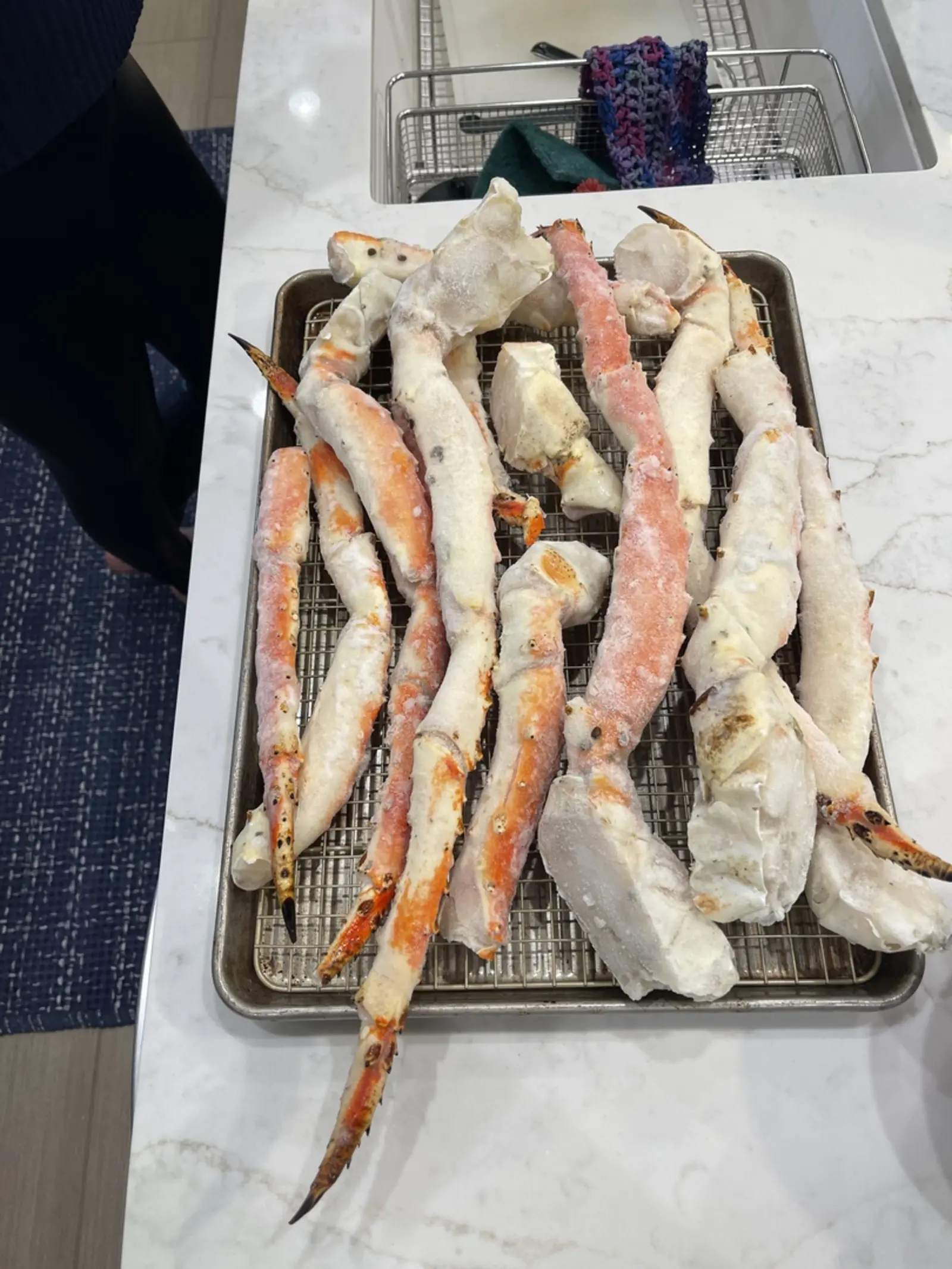 Fresh Cooked Alaskan Red King Crab Colossal Legs FROM 3 pounds