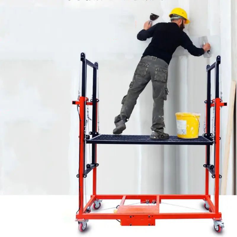 🏠[Clearance Sale]🔥Foldable Electric Lift Scaffolding (Load 500Kg)