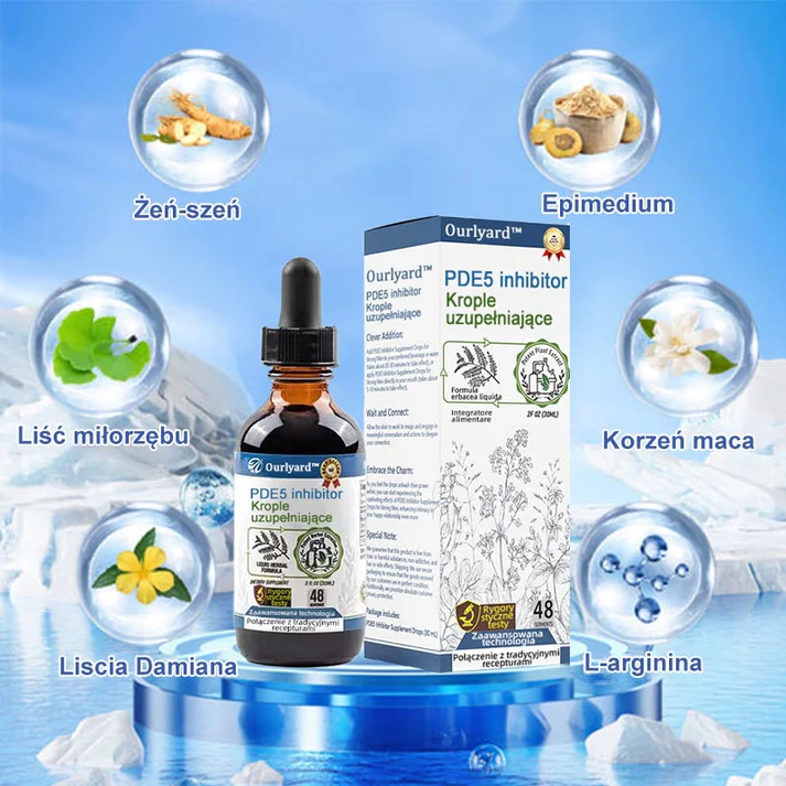 🚀 Ourlyard™ PDE5 inhibitor Krople uzupełniające✨✨