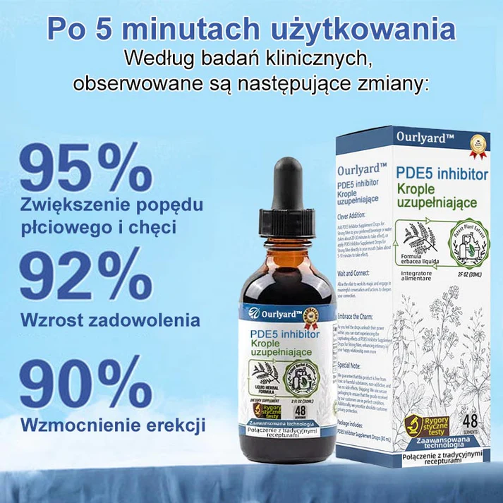 🚀 Ourlyard™ PDE5 inhibitor Krople uzupełniające✨✨