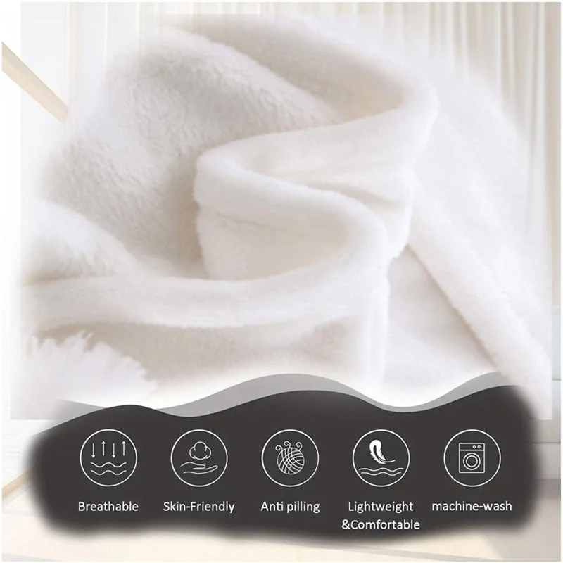 Ultra Soft & Fluffy Cow Print Blanket