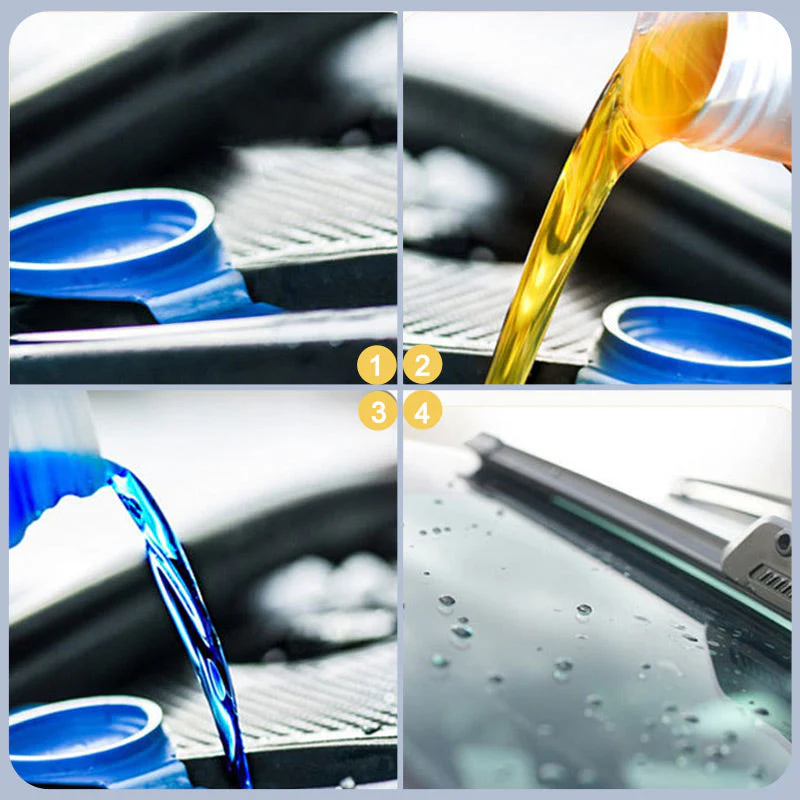 Car Glass Oil Film Stain Removal Cleaner