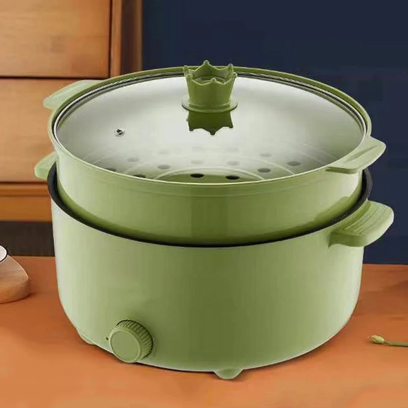 Multi-Functional Electric Non-Stick Pot with Steamer