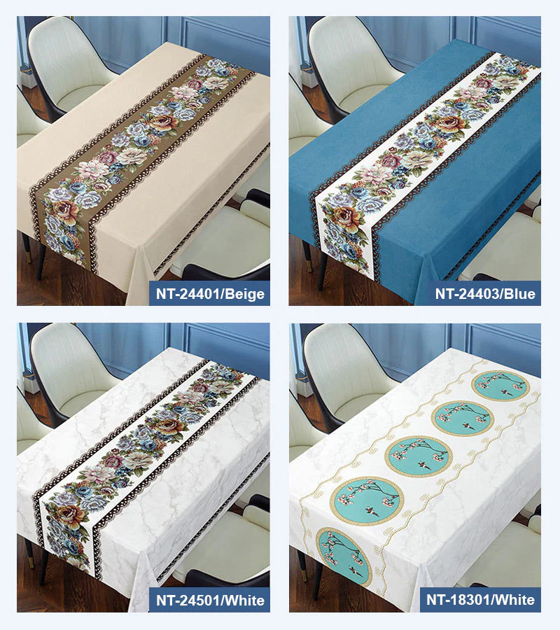 Waterproof and oil-proof embroidered tablecloth