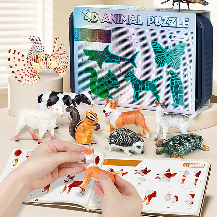 🎅Christmas Gift🐞Kids' Insect & Animal Slot-Assembly Toys