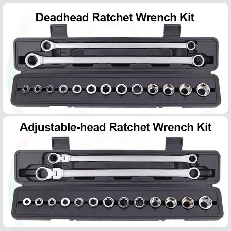🔧🧰15pcs Adjustable Ratchet Wrench Kit（49%OFF）Free shipping📦