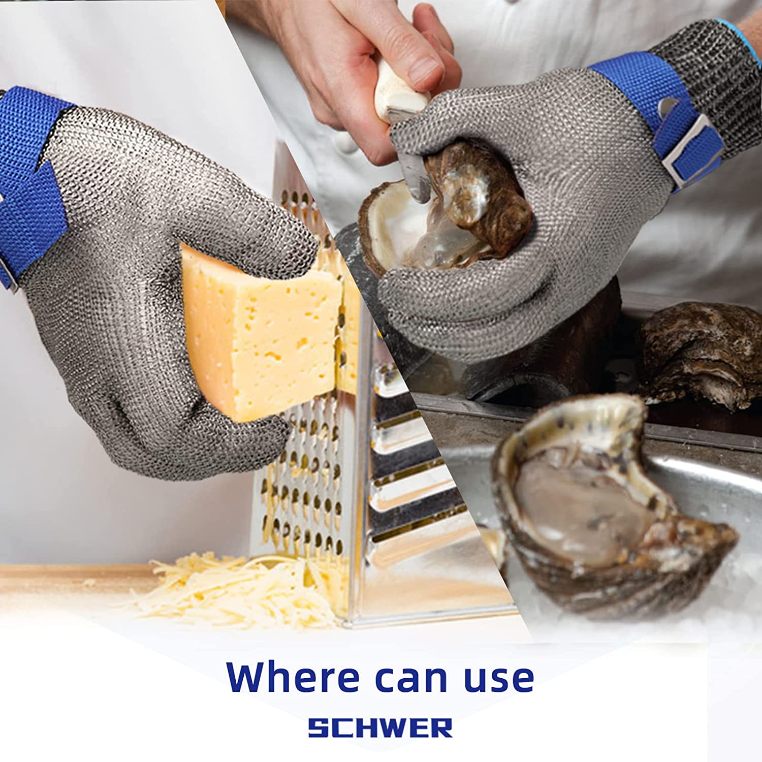 🧤Food Grade Stainless Steel Mesh Metal Glove