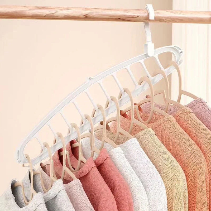 🥳New Year Specials🔥Multifunctional Foldable Clothes Hanger with 11-Hole