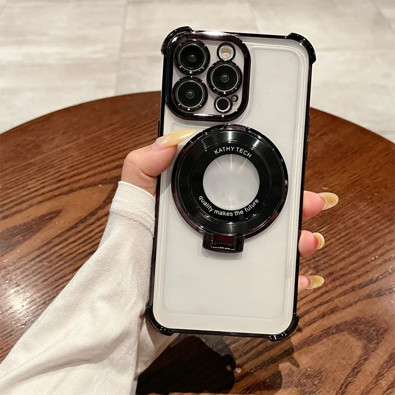 🔥Limited Time 40% OFF🔥Magnetic Lens Protective Phone Case with Stand