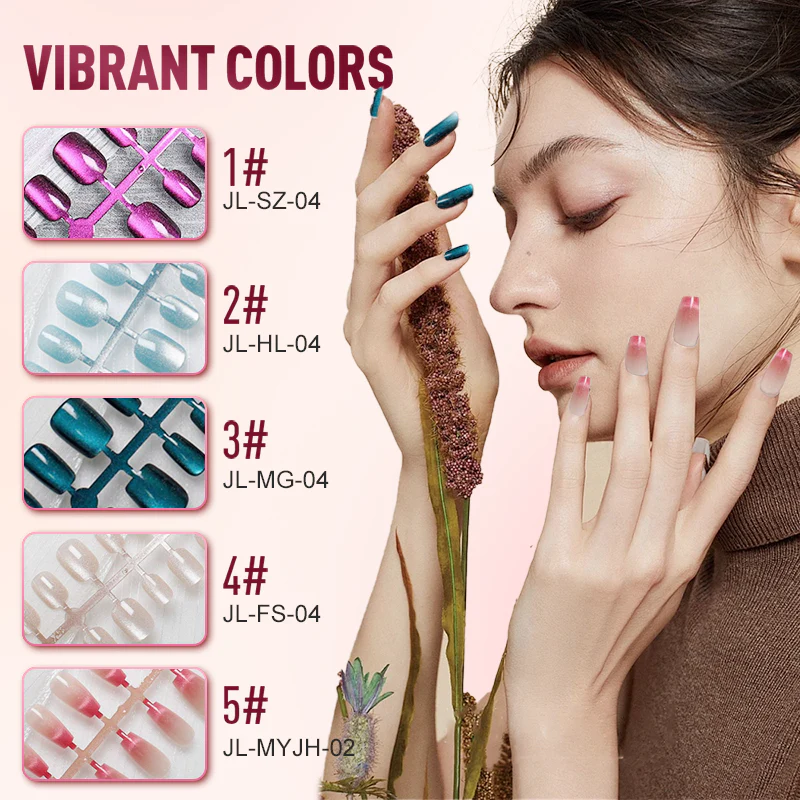 💫Cat Eye Press-On Nails Set – 3 Sizes