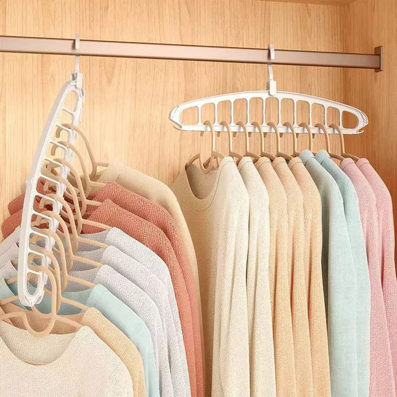 🥳New Year Specials🔥Multifunctional Foldable Clothes Hanger with 11-Hole
