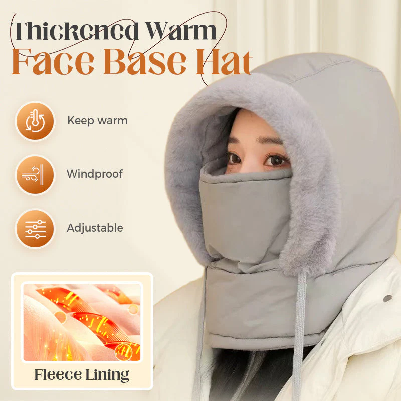 📢Stock running low! ☃️Plush-lined Thickened Thermal Hat with Face Mask for Men and Women