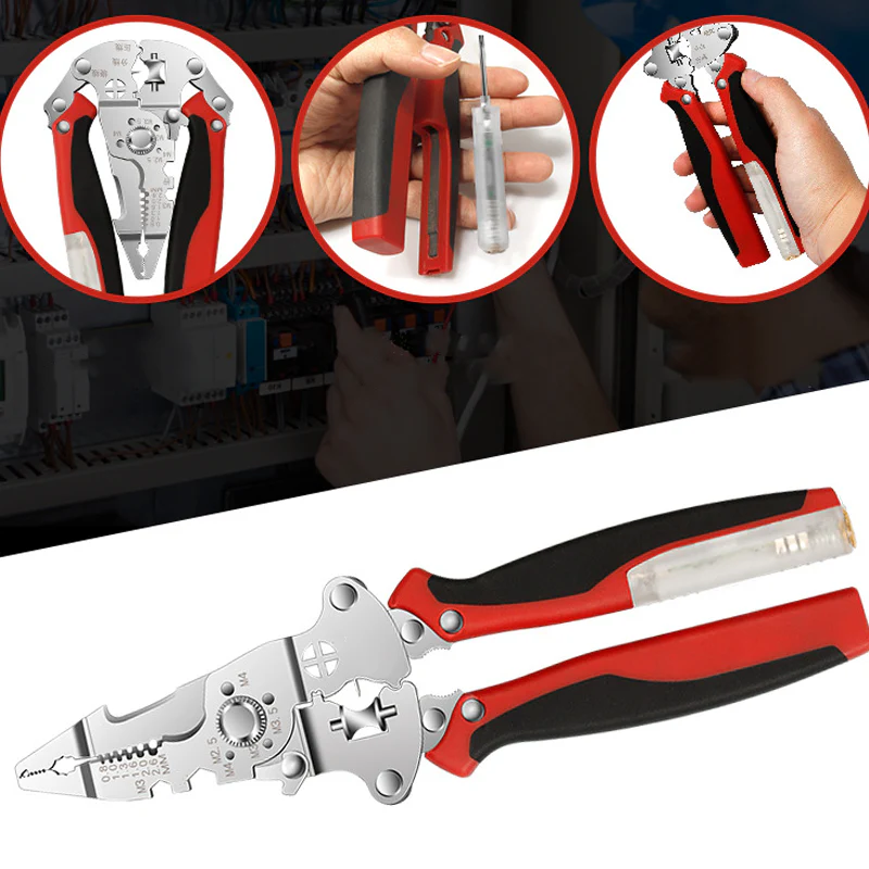 🔧21-in-1 Multi-Function Foldable Wire Stripper