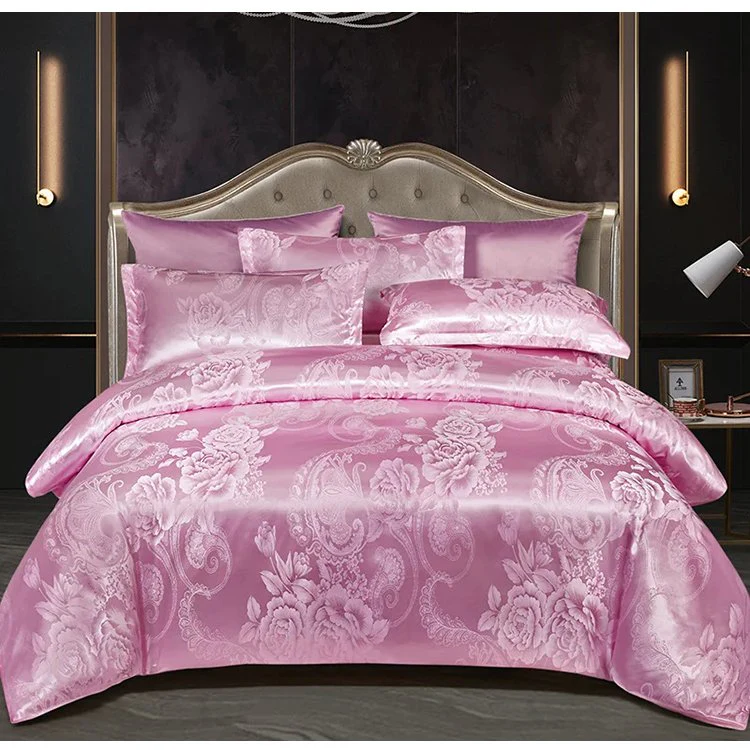🔥Free shipping🔥 Luxury Satin Jacquard Bedding 4-pices-Set