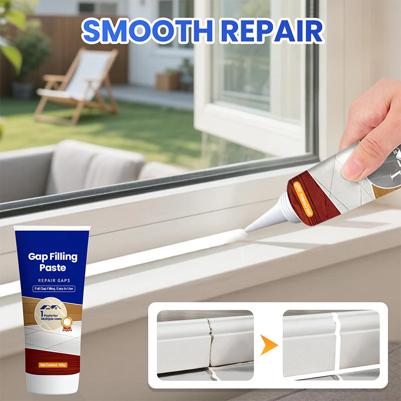 Multi-Purpose, Multi-Color Gap Filler for Whole House Use