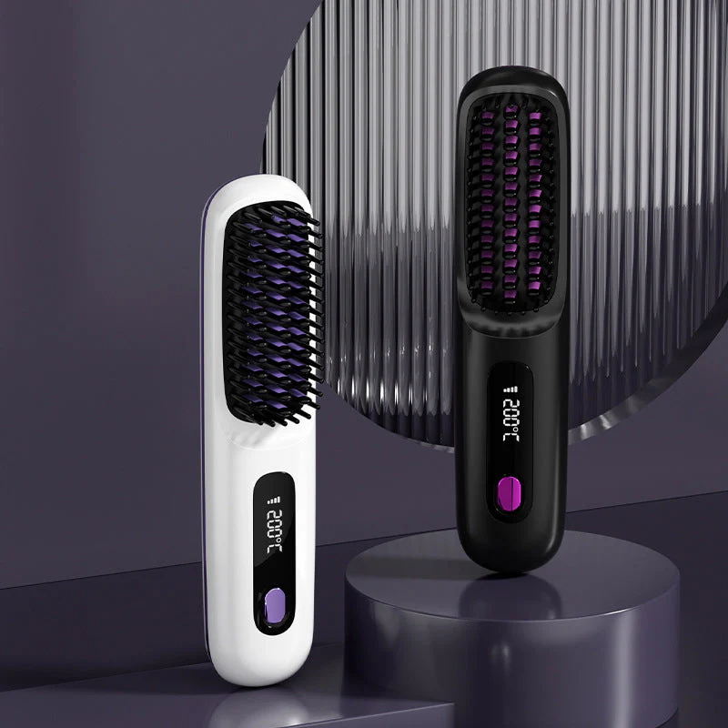 🔥Summer Hot Sale 49% Off🔥Wireless Ceramic Heating Hair Straightening Comb