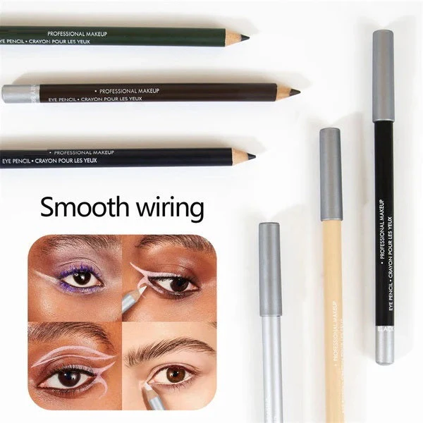 💗Set of 3pcs🎁Wooden Waterproof Long-Lasting Hard Eyeliner