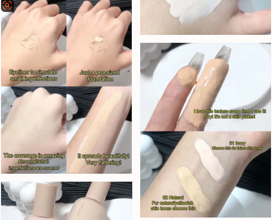 🎉Glow all day long 💖🪞 GAUZE BEAUTY LIQUID FOUNDATION✨