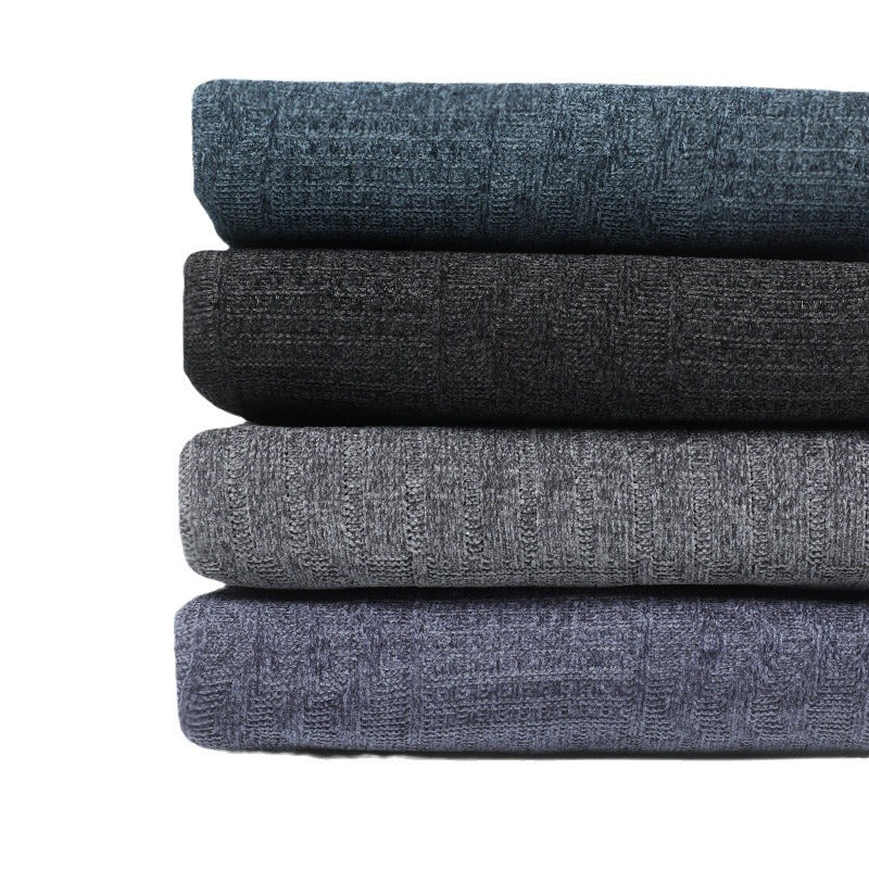 🎅🔥Hot Sale $39.99🎄🎉Men's Fluff-lined Sweater with Shirt Collar（50% OFF）