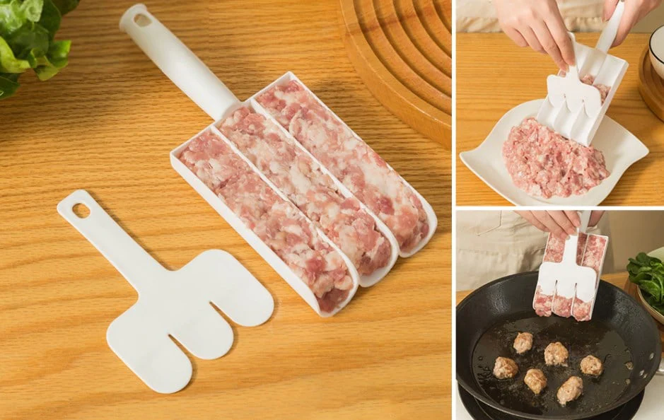 🔥Buy 2 Get 1 Free🔥 Creative Kitchen Triple Meatball Maker