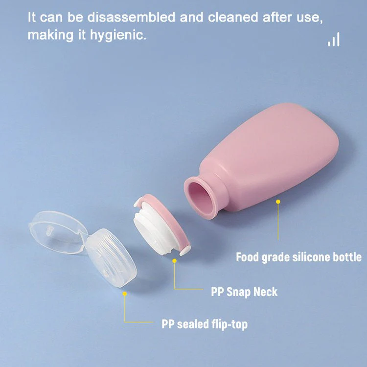 Nice gift*Travel silicone split bottle