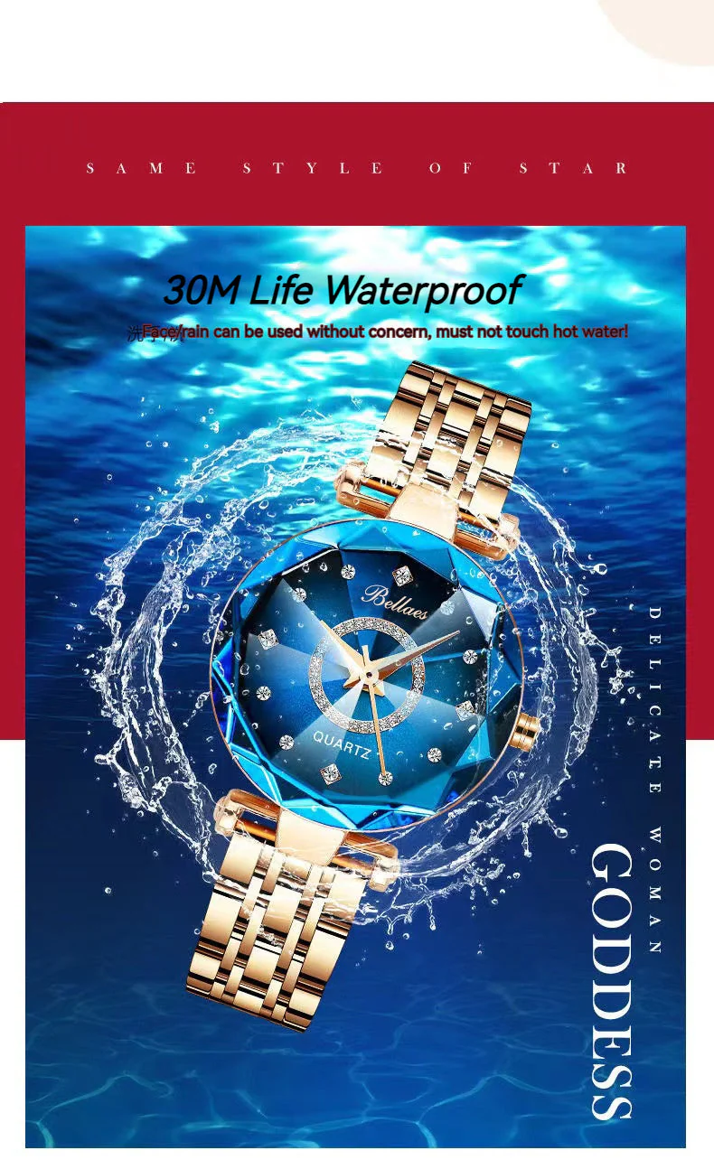 ⌚Starry Women's Stainless Steel Watch