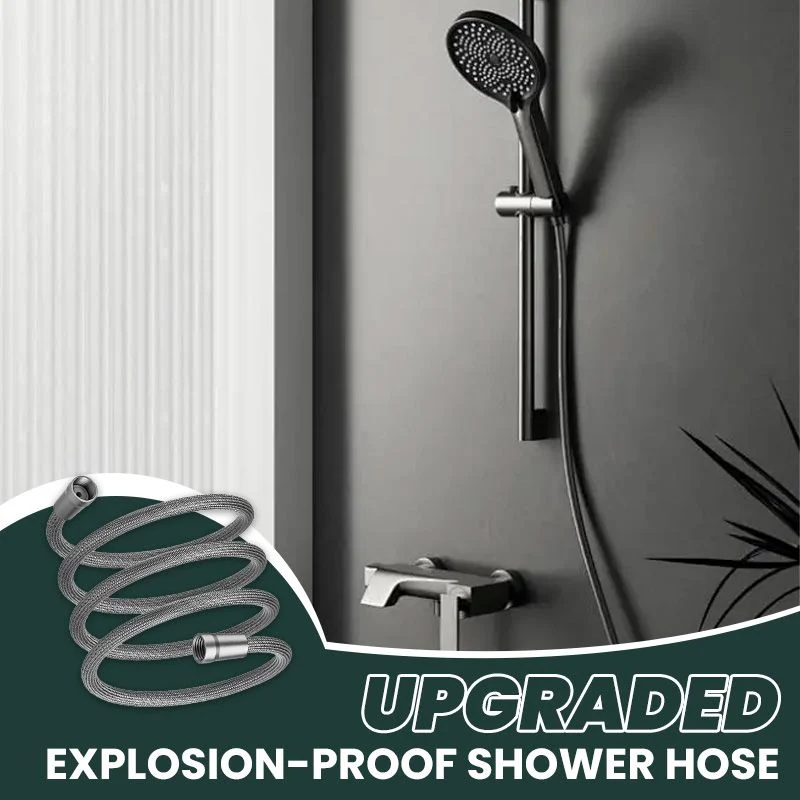 🚿✨ Improved explosion-proof braided shower hose – No more leaks or bursts! ✨🚿