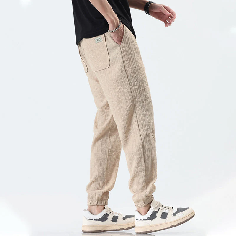 Men's Summer Breathable Cooling Drawstring Casual Pants