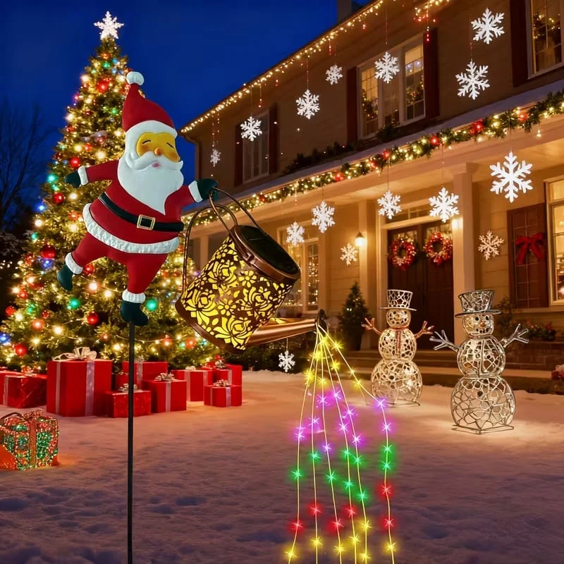 🎅Christmas Hot Sale 50%OFF!✨Christmas Solar Kettle Light & Lantern Garden Decor Collection