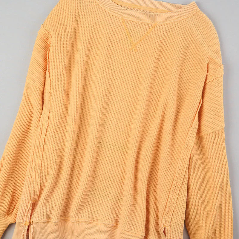 💗Gift Choice - Oversized Big Hug Waffle Sweatshirt💗