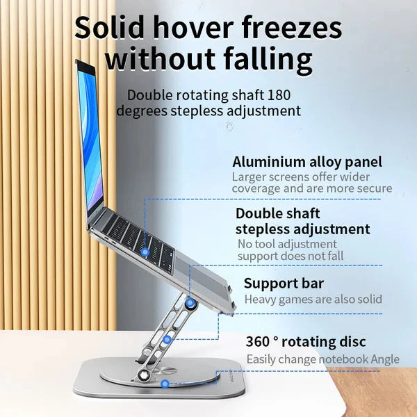 🔥Big Sale 40% OFF💥 360° Rotatable and Adjustable Lifting Aluminum Alloy Mobile Phone Tablet Laptop Holder