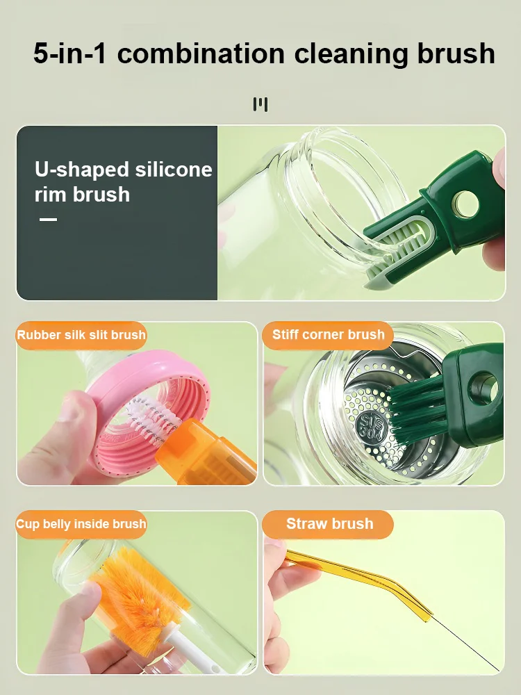 Multi-functional 5-in-1 Cup Brush🎉BUY 2 GET 10% OFF🎉