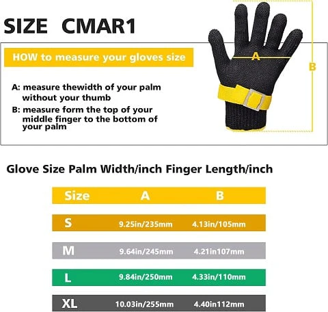 🧤Food Grade Stainless Steel Mesh Metal Glove