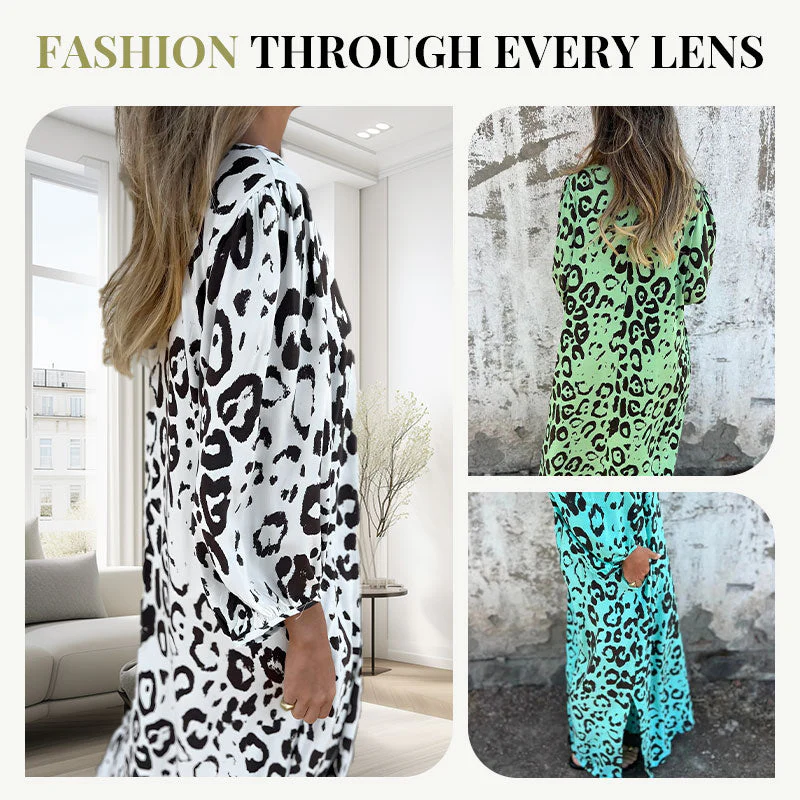 🌸New Year Specials🌸 V-Neck Printed Flowy Dress with Pockets