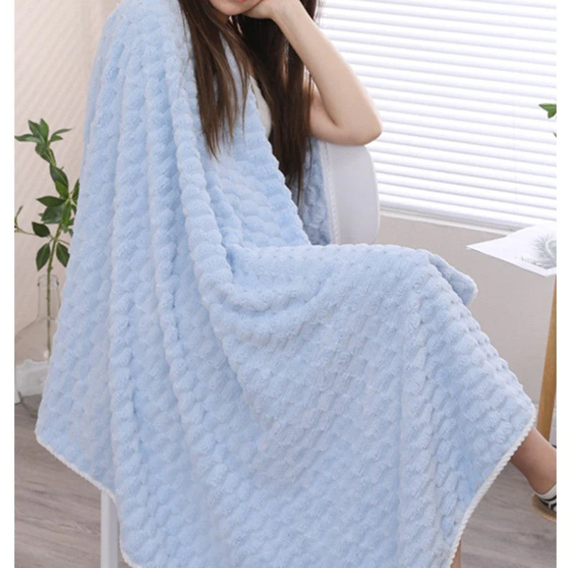 🔥Clouds Coral Velvet Bath Towel