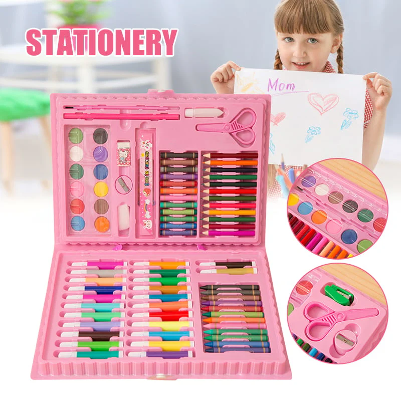 🎁Christmas Gift 🎄🎅🎨 50% OFF HOT PROMOTION! ✨ Deluxe 6-in-1 Art Creativity Set - Includes Drawing Tools & 12 Colors for Kids' Creative Development 🧑‍🎨🌟
