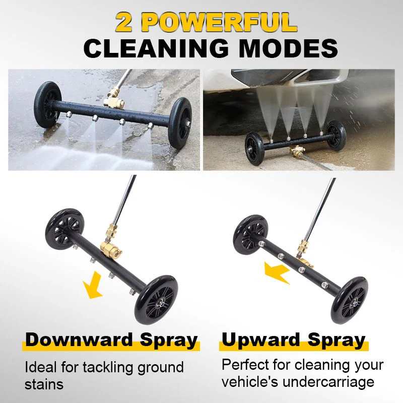 🔥2025 Hot Sale 50% OFF🔥Undercarriage Pressure Cleaner Water Broom