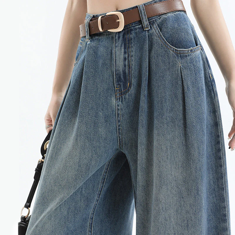 Women's High Waisted Wide Leg Jeans