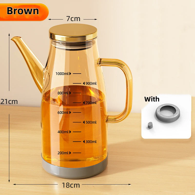 🔥2025 Hot Sale🔥Oil Dispenser Bottle with Drip Free Spout