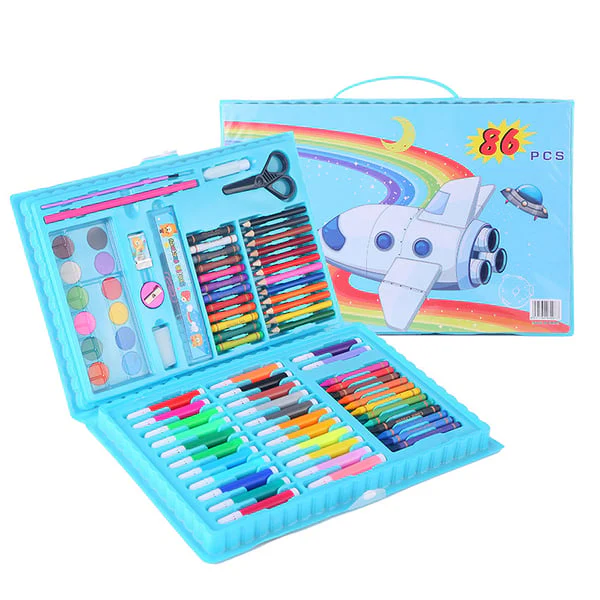 🎁Christmas Gift 🎄🎅🎨 50% OFF HOT PROMOTION! ✨ Deluxe 6-in-1 Art Creativity Set - Includes Drawing Tools & 12 Colors for Kids' Creative Development 🧑‍🎨🌟