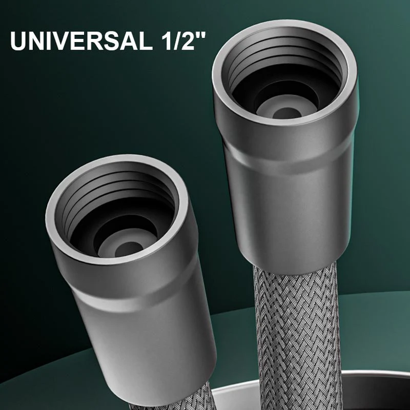 🚿✨ Improved explosion-proof braided shower hose – No more leaks or bursts! ✨🚿