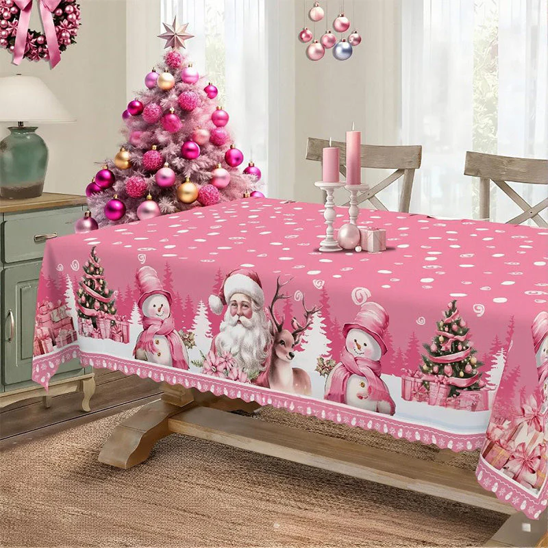 🦌Christmas Early Bird Special🎄Joyful Festive Classic Christmas Tablecloth