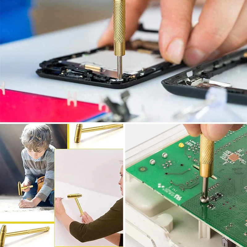 🛠️6 in1 Micro Mini Multifunction Copper Hammer