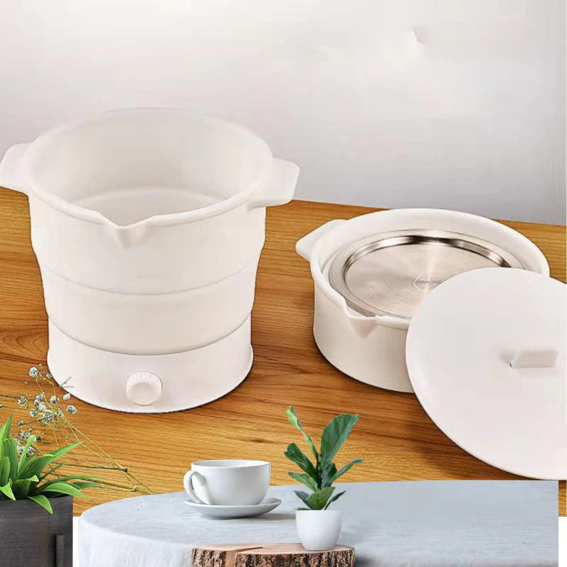 [Creative Gift] Travel Folding Electric Silicon Cooking Pot