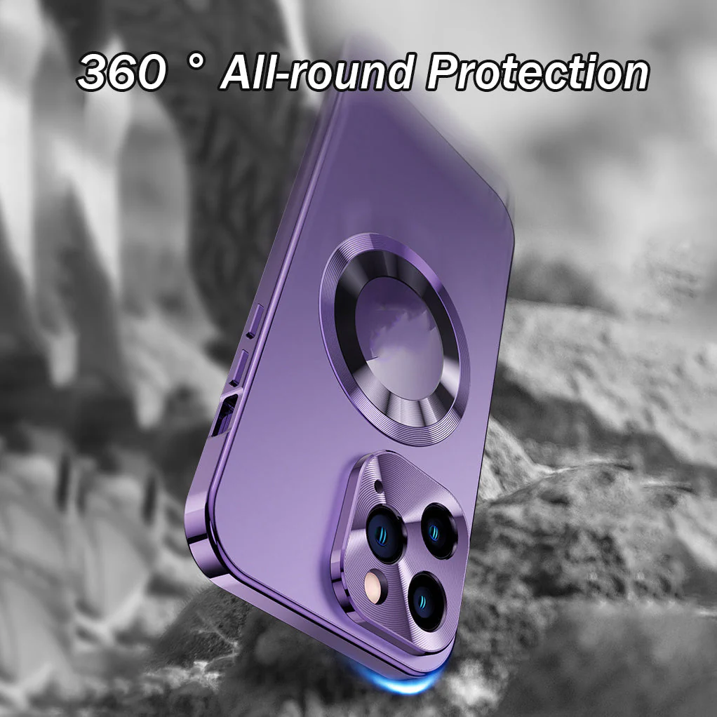 Double-sided Electroplated Glass Magnetic Phone Case